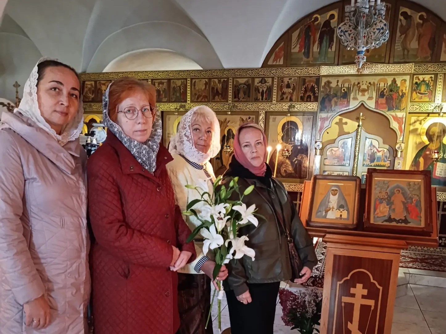 Серпуховское отделение Императорского Православного Палестинского Общества во главе с Алексеем Николаевичем Царьковым почтили память святой преподобномученицы великой княгини Елизаветы Фёдоровны